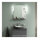 Duravit Spiegel-Ablage Sivida 65x65x3,6cm, graph Matt, montiert, chrom