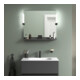 Duravit Spiegel-Ablage Sivida 85x65x3,6cm, graph ma, mont., sw