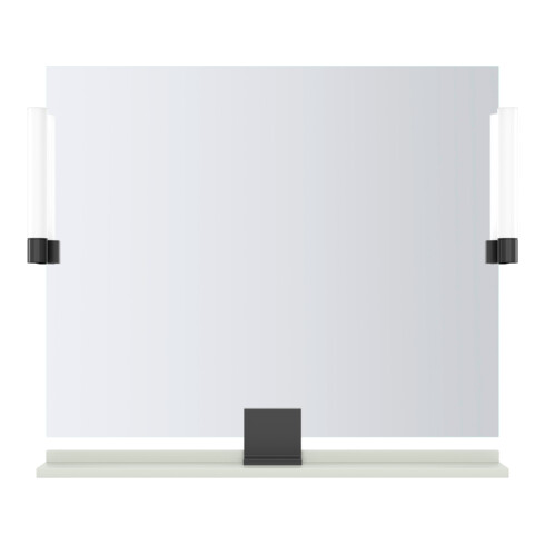Duravit Spiegel-Ablage Sivida 85x65x3,6cm, grün ma, mont., sw
