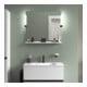 Duravit Spiegel-Ablage Sivida 85x65x3,6cm, we. ma, mont., sw