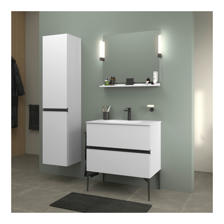 Duravit Spiegel-Ablage Sivida 85x65x3,6cm, we. ma, mont., sw
