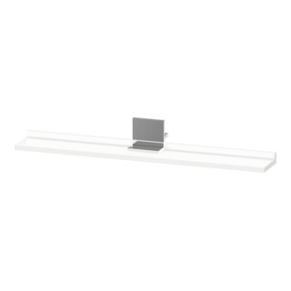 Duravit Spiegel-Ablage Sivida 85x65x3,6cm, Weiß Matt, montiert, chrom