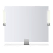 Duravit Spiegel-Ablage Sivida 85x65x3,6cm, Weiß Matt, montiert, chrom-4