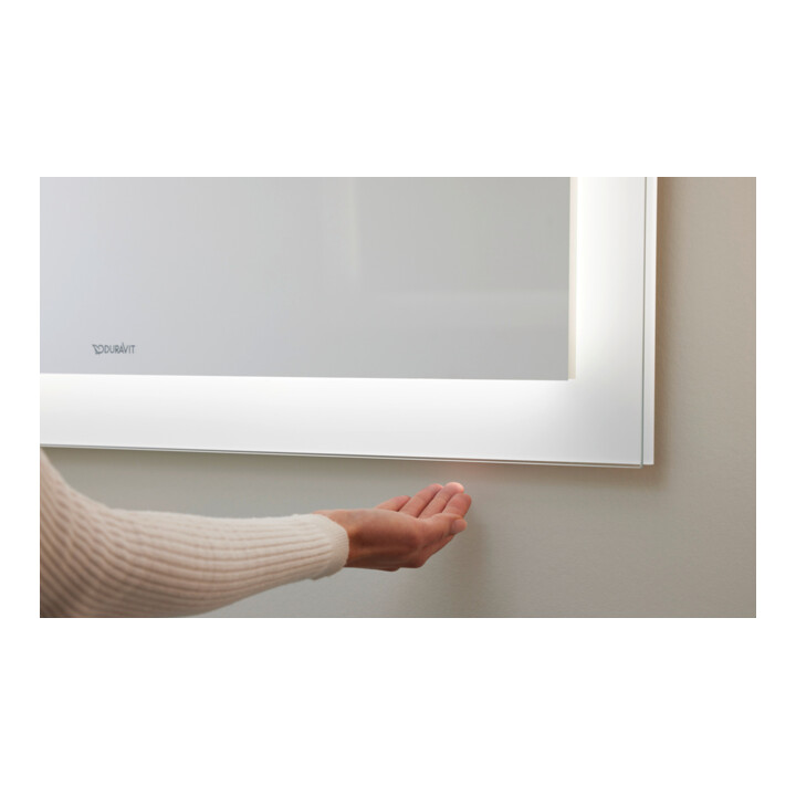 Duravit Spiegel Sensor Version White Tulip 75x75x5cm, mit Beleuchtung