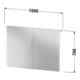 Duravit Spiegelschrank 220-240V Ketho.2 15,7x100x70cm, EEK C, 2 Türen LKZ1-5