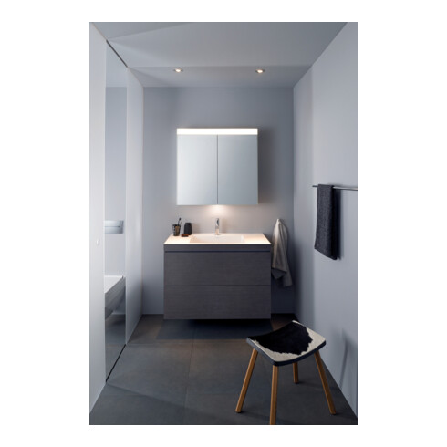 Duravit Spiegelschrank Best Version 81x14,8x76cm, 15 W, 2 Türen, LED