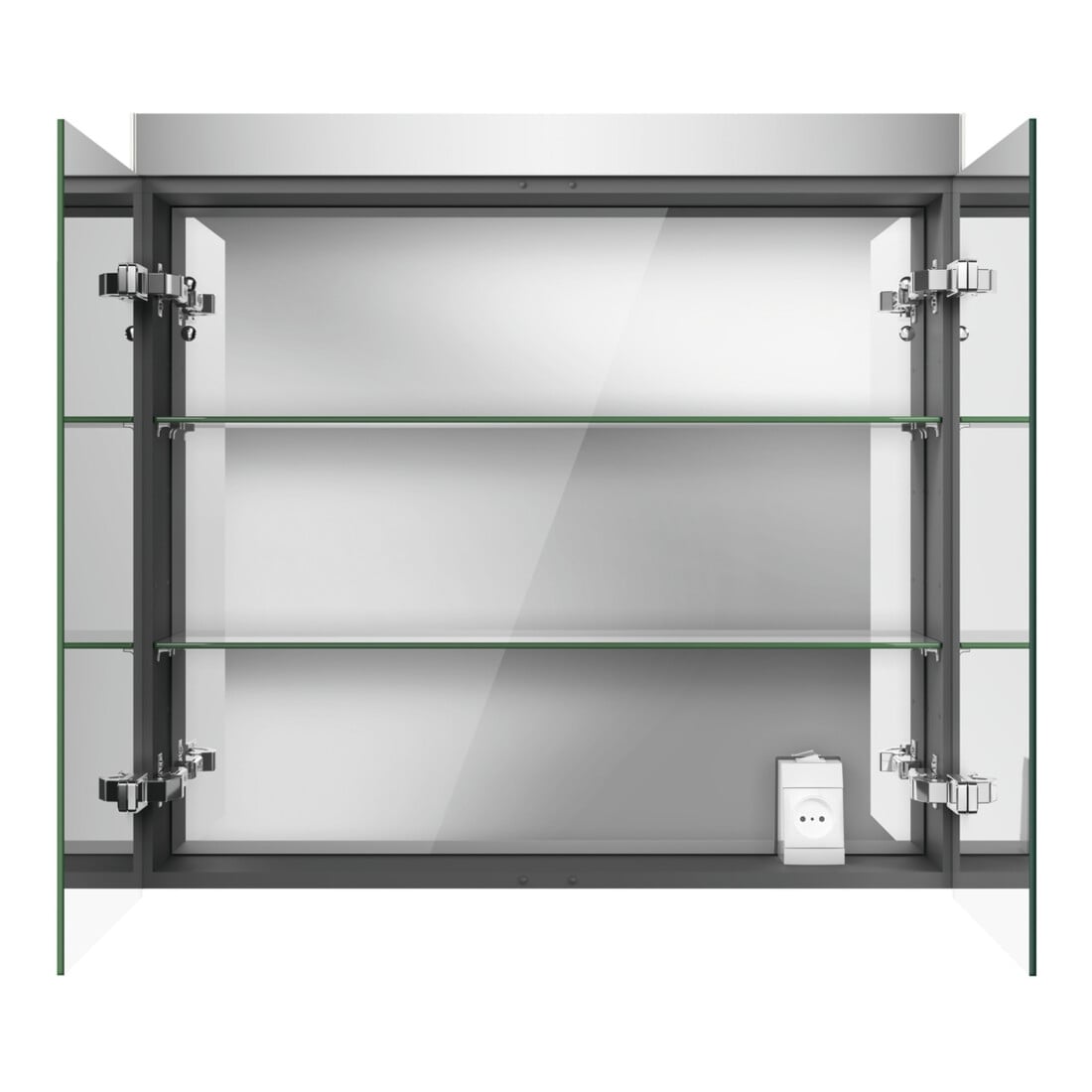 Duravit Spiegelschrank Best Version 81x14,8x76cm, 15 W, 2 Türen, LED