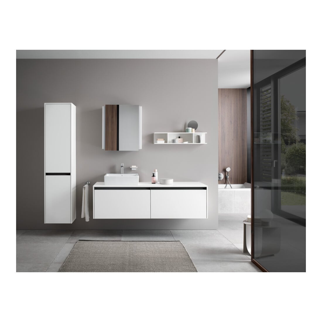 Duravit Spiegelschrank Ketho.2 60x15,7x70cm, LED, An li, o Waschp.-Bel.