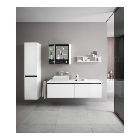 Duravit Spiegelschrank Ketho.2 60x15,7x70cm, LED, An li, o Waschp.-Bel.