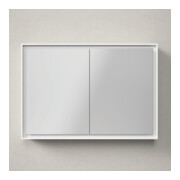 Duravit Spiegelschrank L-Cube 100x70x15,5cm, gra ma, Türanschl. re/li-2