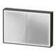Duravit Spiegelschrank L-Cube 100x70x15,5cm, gra ma, Türanschl. re/li-1