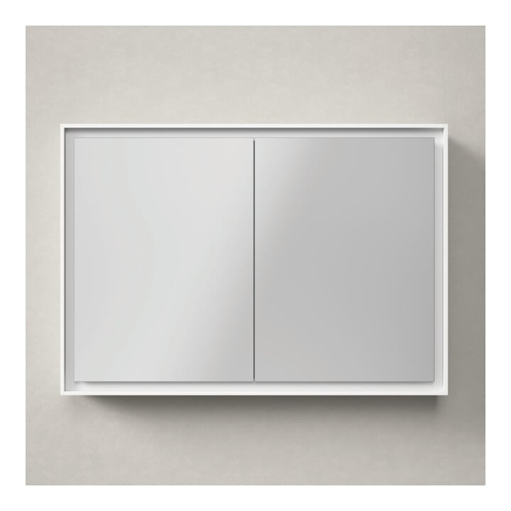 Duravit Spiegelschrank L-Cube 100x70x15,5cm, graph matt, rechts//links
