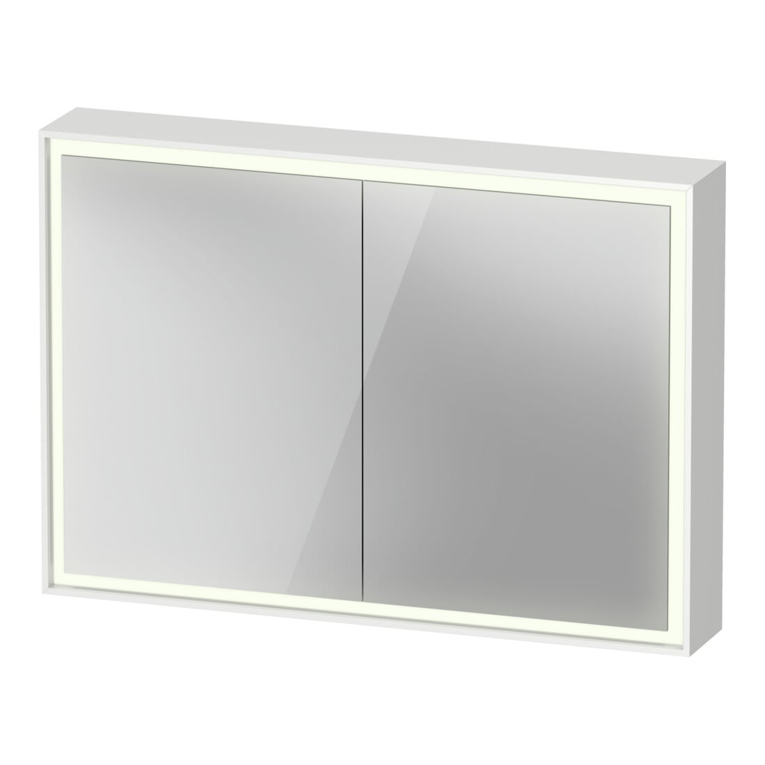 Duravit Spiegelschrank L-Cube 100x70x15,5cm, we. ma, m Waschp.-Bel.