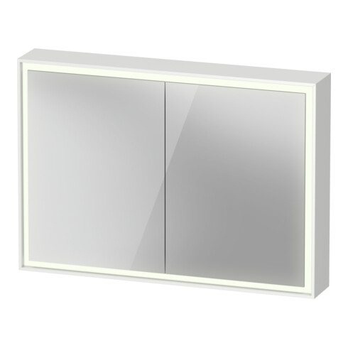 Duravit Spiegelschrank L-Cube 100x70x15,5cm, we. ma, Türanschl. re/li