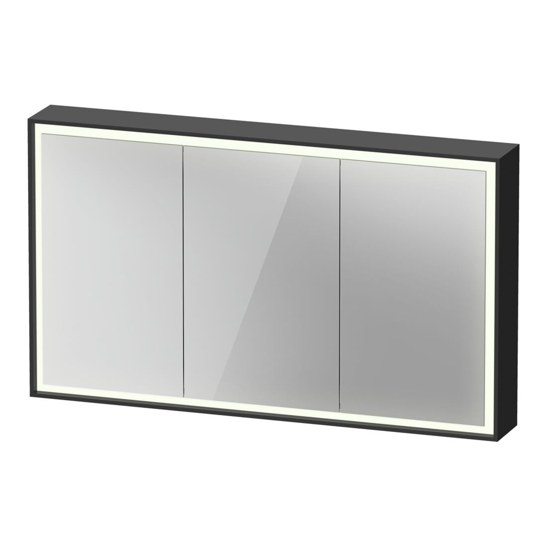 Duravit Spiegelschrank L-Cube 120x70x15,5cm, gra ma, Türanschl. re/li