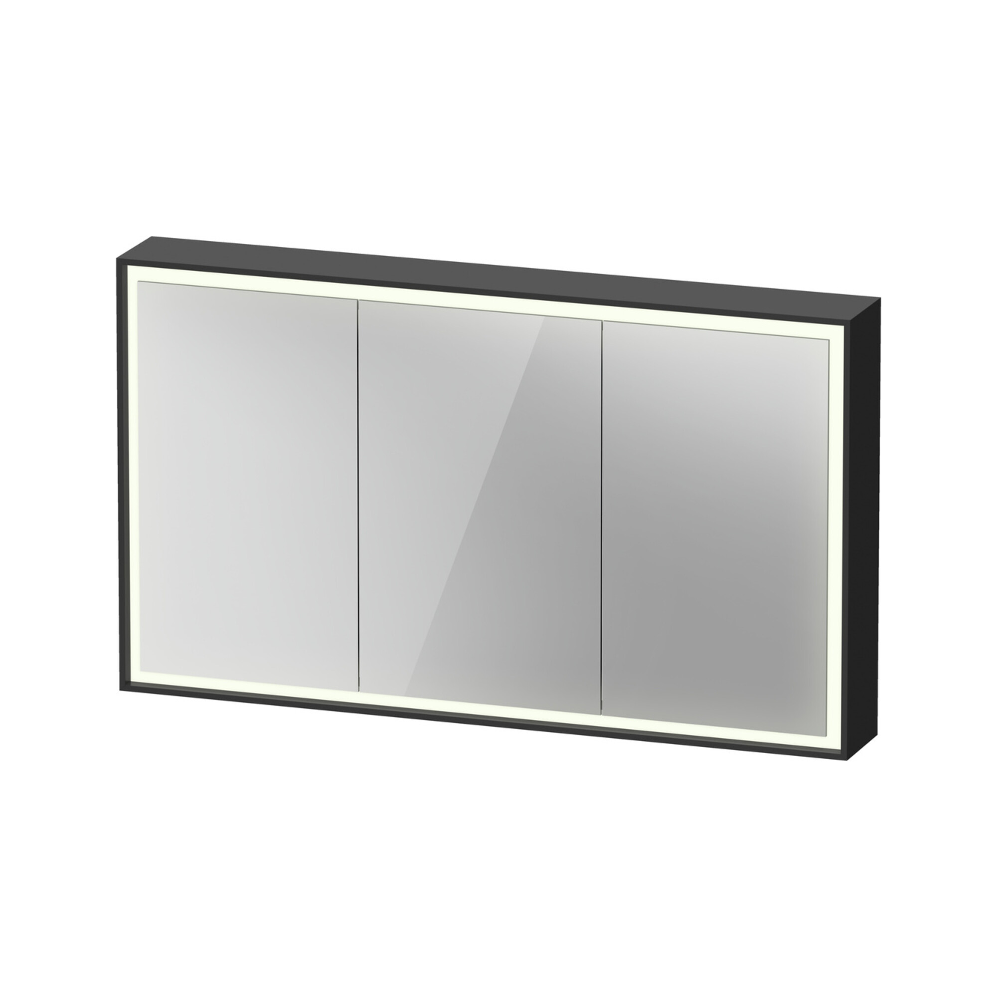 Duravit Spiegelschrank L-Cube 120x70x15,5cm, gra ma, Türanschl. re/li