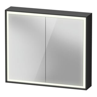 Duravit Spiegelschrank L-Cube 80x70x15,5cm, graph ma, m Waschp.-Bel.