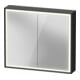 Duravit Spiegelschrank L-Cube 80x70x15,5cm, graph ma, o. Waschp.-Bel.-1