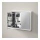 Duravit Spiegelschrank L-Cube 80x70x15,5cm, graph ma, Türanschl. re/li