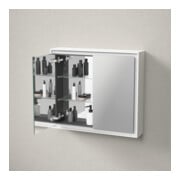 Duravit Spiegelschrank L-Cube 80x70x15,5cm, graph ma, Türanschl. re/li-5