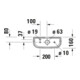 Duravit Spülkasten Happy D.2 39,5x16cm, 6/3 l, Anschl unt links, weiß-2