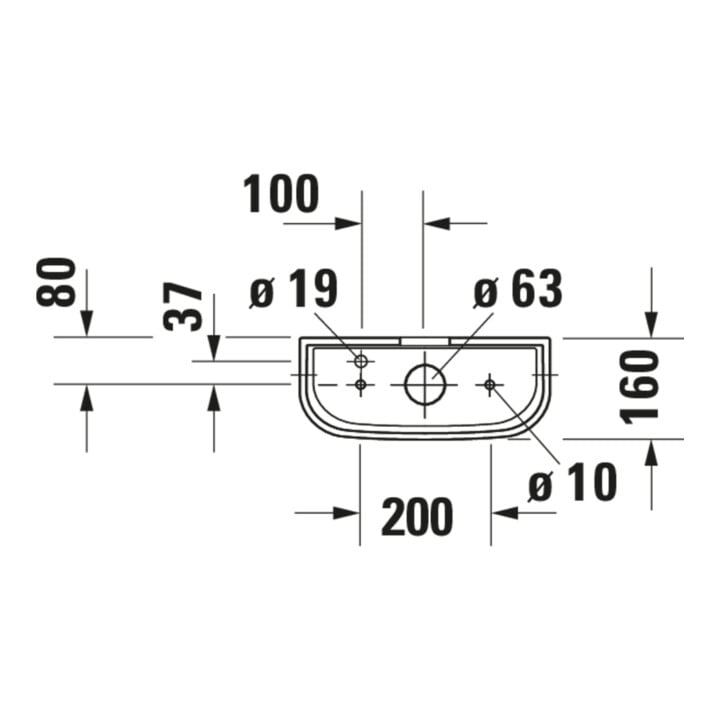 Duravit Spülkasten Happy D.2 39,5x16cm, 6/3 l, Anschl unt links, weiß