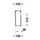 Duravit Spülkasten Happy D.2 39,5x16cm, 6/3 l, Anschl unt links, weiß-4