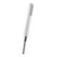 Duravit Stabbrause 212mm, Anschl.-G. G 1/2, eckig, chrom-1