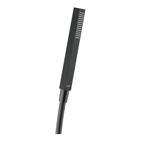 Duravit Stabbrause MinusFlow 212mm, Anschl.-G. G 1/2, eck., sw matt