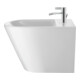 Duravit Stand-Bidet D-Neo 37x65cm, m HL, ÜL, Hahnlochbank, weiß-1