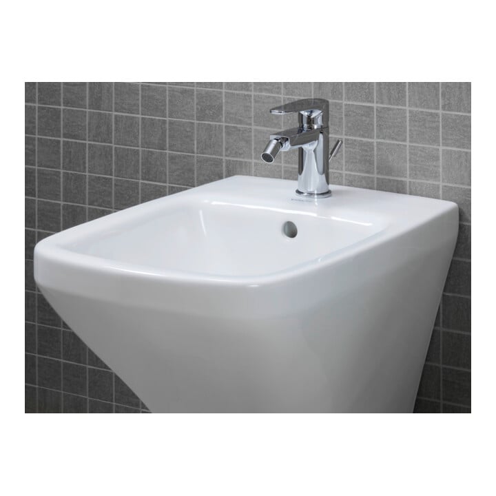 Duravit Stand-Bidet DuraStyle 37x57,5cm, m HL, ÜL, Hahnlochbank, weiß