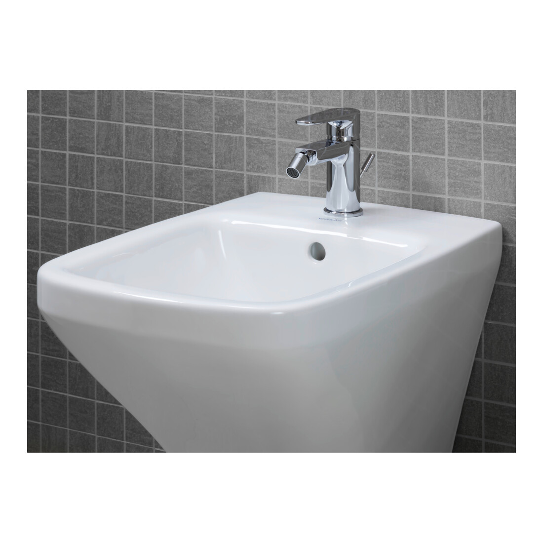 Duravit Stand-Bidet DuraStyle 37x57,5cm, m HL, ÜL, Hahnlochbank, weiß