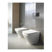 Duravit Stand-Bidet DuraStyle 37x57,5cm, m HL, ÜL, Hahnlochbank, weiß-4