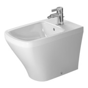 Duravit Stand-Bidet DuraStyle 37x57,5cm, m HL, ÜL, HLB, we WonderGliss
