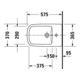 Duravit Stand-Bidet DuraStyle 37x57,5cm, m HL, ÜL, HLB, we WonderGliss-4