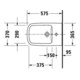 Duravit Stand-Bidet DuraStyle 37x57,5cm, m HL, ÜL, HLB, we WonderGliss-5
