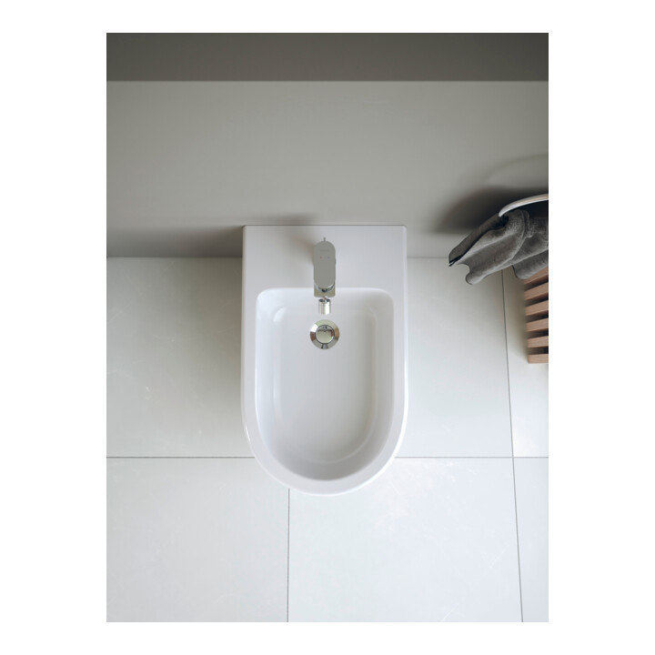 Duravit Stand Bidet Qatego 39x60cm, m Hahnl., ÜL, Hahnloch, we hgl