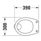 Duravit Stand-Flach-WC Duraplus Bambi 30x39cm, 6,0 l, Abg. waag., f Kind., we.-5
