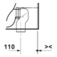 Duravit Stand-WC Balcoon 37x54cm, 4,5 l, riml, Abg wa, Clay te ma-4