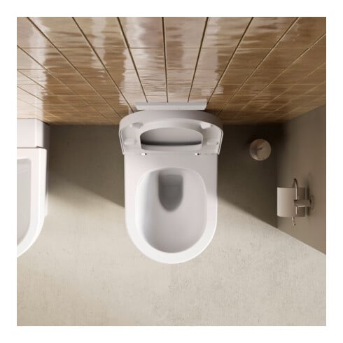Duravit Stand-WC Balcoon 37x54cm, 4,5 l, riml, Abg wa, we. s-matt