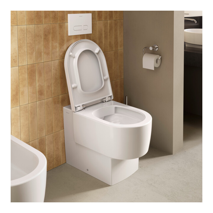 Duravit Stand-WC Balcoon 37x54cm, 4,5 l, riml, Abg waag., we. hgl