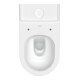 Duravit Stand-WC-Kombi, Tiefspüler D-Neo 37x65cm, 4,5 l, o. SPK, Rimless, weiß-1