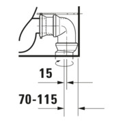 Duravit Stand-WC-Kombi, Tiefspüler DuraStyle 37x63cm, 4,5 l, f variab. Zulauf, weiß-2
