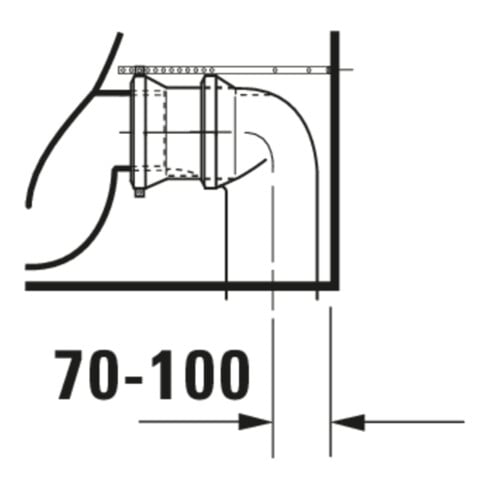Duravit Stand-WC-Kombi, Tiefspüler DuraStyle 37x63cm, 4,5 l, f variab. Zulauf, weiß