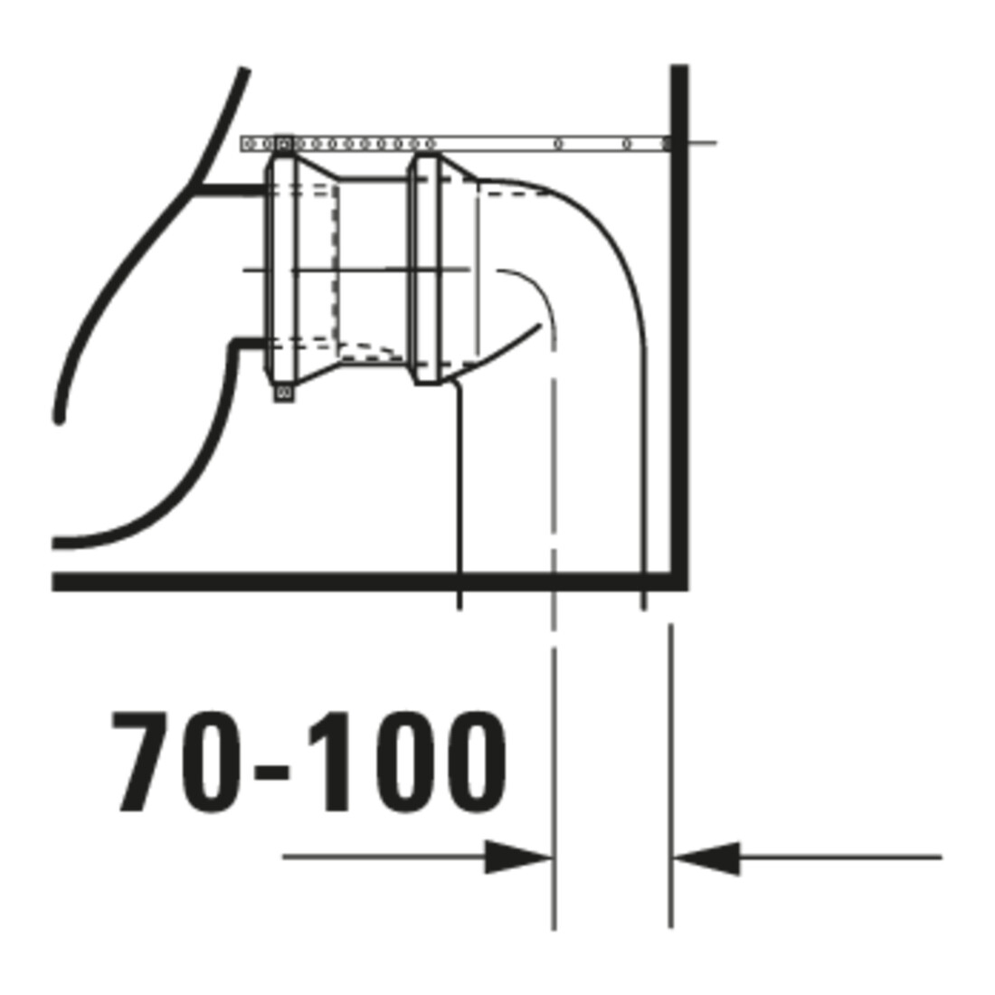 Duravit Stand-WC-Kombi, Tiefspüler DuraStyle 37x63cm, 4,5 l, f variab. Zulauf, weiß