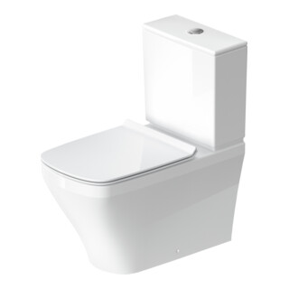 Duravit Stand-WC-Kombi, Tiefspüler DuraStyle 37x70,5cm, 4,5 l, f variab. Zulauf, weiß