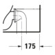 Duravit Stand-WC-Kombi, Tiefspüler DuraStyle 37x70,5cm, 4,5 l, f variab. Zulauf, weiß-2
