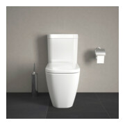 Duravit Stand-WC-Kombi, Tiefspüler Happy D.2 36,5x63cm, 4,5 l, Abg. waag./skr., weiß-2