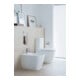 Duravit Stand-WC-Kombi, Tiefspüler Happy D.2 36,5x63cm, 4,5 l, Abg. waag./skr., weiß