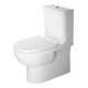 Duravit Stand-WC-Kombi, Tiefspüler No. 1 36,5x65cm, 6 l, Abg. waag., riml., weiß